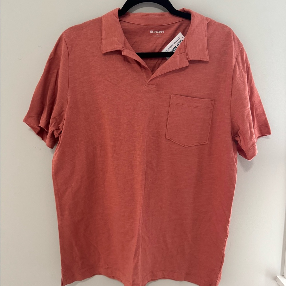 Old Navy Men's Salmon Polo Shirt